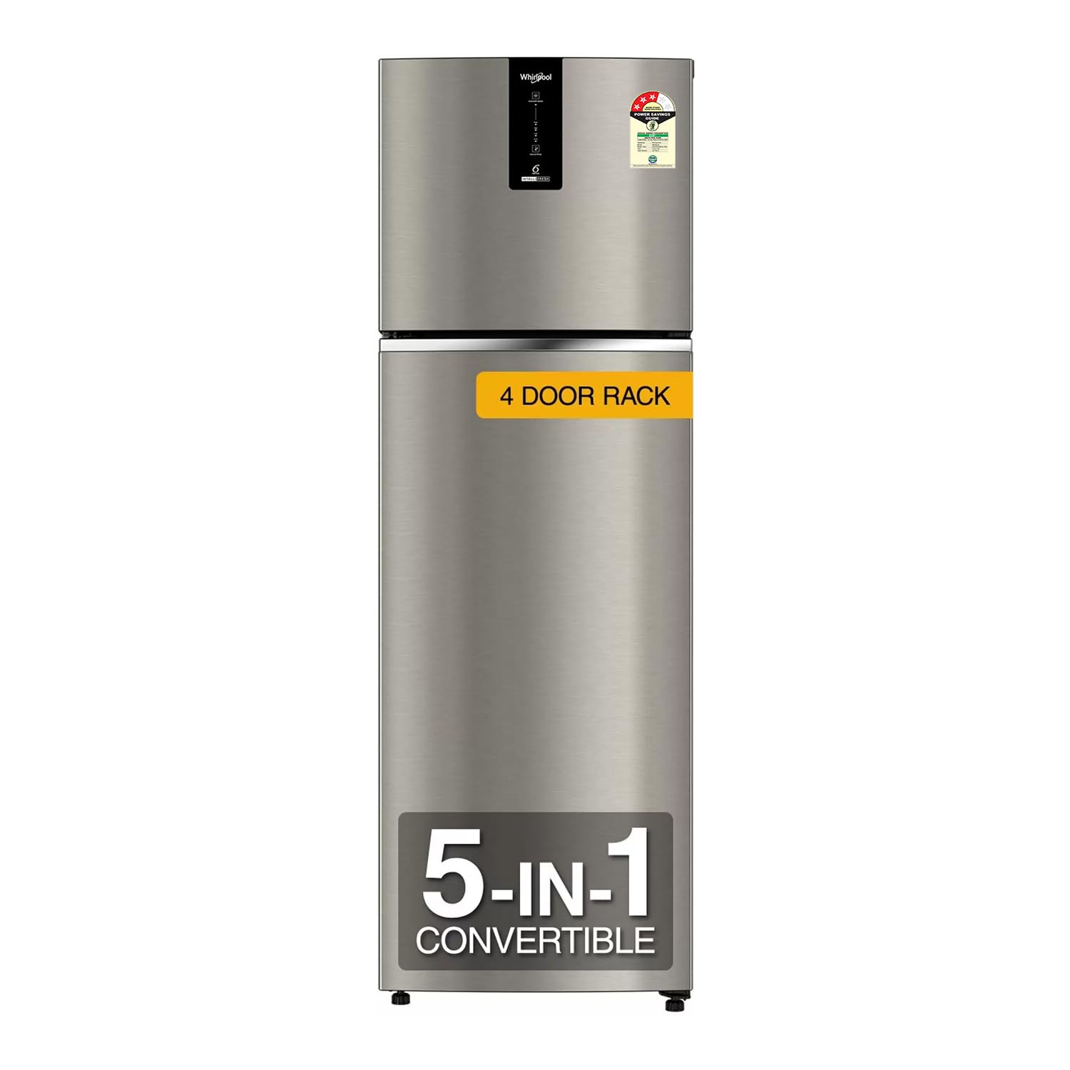 Whirlpool 327 L 3 Star Convertible Frost Free Inverter Double Door Refrigerator (IF INV 375, Illusia Steel 3S)